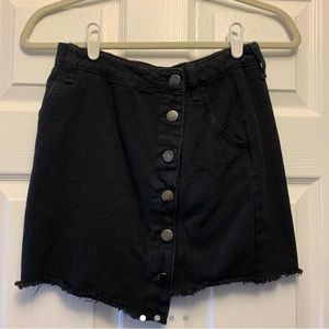 Forever 21 black denim skirt